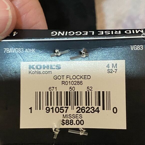 Rock & Republic Got Flocked Kashniere Leggings 4 - Picture 11 of 16